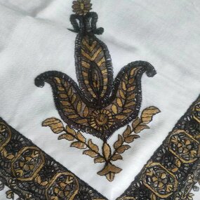 Oman Amama Truml Shemagh Manufacturer - Yemen Embroidery Scarf for Men Muslim Islam 50x50inch