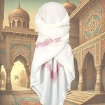 Islamic Clothing Manufacturer - Man Saudi Arabic Tudung Bawal Traditional Wool Head Scarf