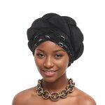 Headscarf Hat Manufacturer - Popular African New Style Handmade Beaded Twist Braided Head Wrap