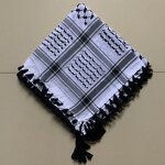 Arab Turban Keffiyeh Manufacturer - Tassel Muslim Hijab Shemagh Desert Scarf Wrap 125x125cm