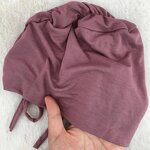 Muslim Women Inner Hijab Manufacturer - Hot Sale Elastic Adjustable Tie Back Jersey Turban Bonnet