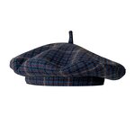 Beret Hat Manufacturer - Retro Fashion Winter Autumn British Grid Flying Saucer Cap