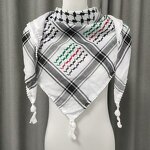 Palestine Keffiyeh Manufacturer - Stock Latest Models Original Kuffiyeh Cotton Woven Royal Shemagh