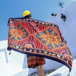 Ethnic Style Scarf Manufacturer - Seaside Tourism Beach Towel Printed Silk Sunscreen Shawl