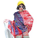 Ethnic Style Scarf Manufacturer - Seaside Tourism Beach Towel Printed Silk Sunscreen Shawl