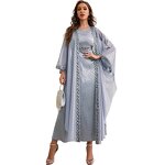Muslim Abaya Women Set Manufacturer - Elegant Autumn Middle East Embroidery Polyester Long Skirt