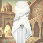 Islamic Clothing Manufacturer - Man Saudi Arabic Tudung Bawal Traditional Wool Head Scarf