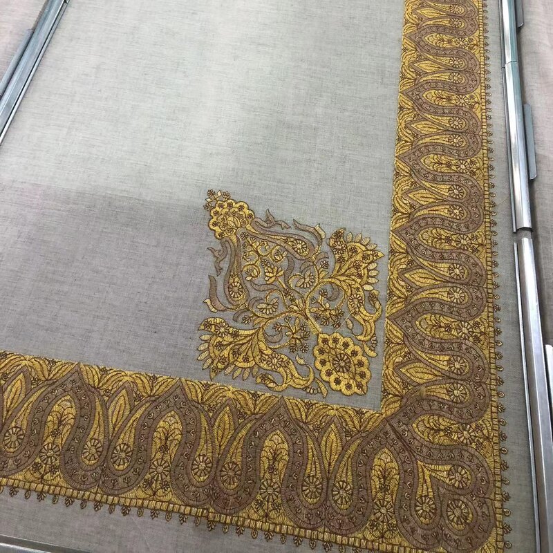 Multifunction Head Scarf Manufacturer - Shemagh Arabic Keffiyeh Bandana Yemeni 55x55inch Embroidery 10cm