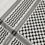 Shemagh Cotton for Men Manufacturer - New Style Design for Palestine Scarf Keffiyeh Sewn Jacquard 123x123cm