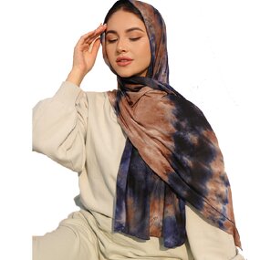 Women's Hijab Manufacturer - Boutique Bohemia Tie-dye Cotton Solid Color Indonesia Headscarf