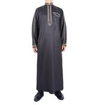 Kaftan for Men Manufacturer - Islam Muslim Moroccan Hand Embroidered Loose Breathable Djellaba
