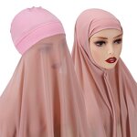 Chiffon Hijab Manufacturer - Woman Instant 9colors Available with Inner Cap