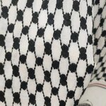 Palestine Flag Scarf Manufacturer - Custom National Day 14x140cm Jacquard Soft Palestinian Flag Hijab