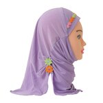 Kids Hijabs Manufacturer - Wholesale Solid Color Jersey Cotton 2 - 7 Years-old Soft