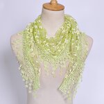 Muslim Hijabs Scarf Manufacturer - Factory High Quality Lace Floral Print 23 Colors