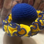 Crochet Bucket Hat Manufacturer - Winter Fashion Pleated Women Knitted Ruffle Wavy Brim