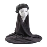 Muslim Women Hijab with Hat Manufacturer - High Quality Ready to Wear Cotton Shawl Instant Chiffon 2pcs