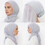 Muslim Women Bonnet Manufacturer - + Chiffon Hijab Head Scarf Underscarf Stretch Cover Headwrap