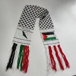 Palestine Scarf Manufacturer - Flag Jacquard Palestinian National Day Scarves Shawl 16x150cm 60g