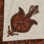 Men Headscarf Manufacturer - High Quality Meeting Clothes Beige Embroidered Yemeni Shemagh