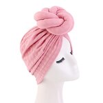 Turban Hat Manufacturer - Fashion Muslim Top Knot Big Flower for African Women