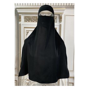 Arabic Islamic Niqab Set Manufacturer - Hot Selling Simple Pure Muslim Knoma Dubai Turkey Islam