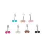 Hijab Pin Manufacturer - Muslim Women Neck Clip U-shaped Clip Red Bayberry Silk Scarf Buckle