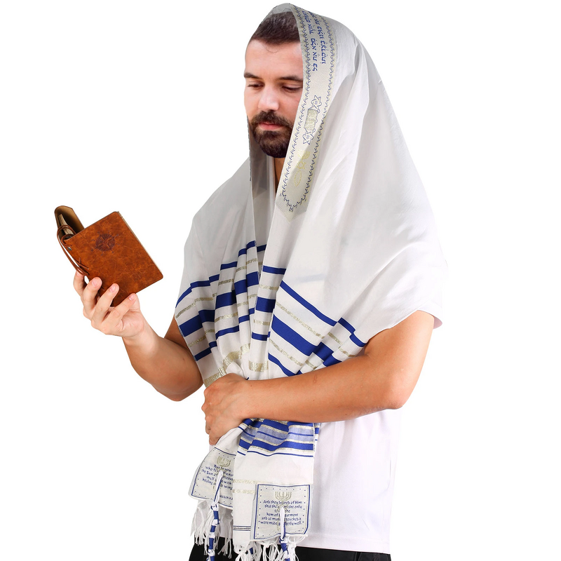 Jewish Tallit Prayer Shawl Manufacturer - with Bag Christian Messianic Tassel Scarf