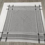 Shemagh Cotton for Men Manufacturer - New Style Design for Palestine Scarf Keffiyeh Sewn Jacquard 123x123cm