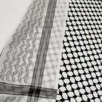 Shemagh Cotton for Men Manufacturer - New Style Design for Palestine Scarf Keffiyeh Sewn Jacquard 123x123cm