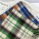 Pashmina Plaid Scarf Manufacturer - Autumn Winter Korean New Women's Versatile Warm Stripe