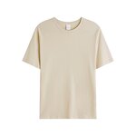 T-Shirt Manufacturer - 180g Combed Cotton Trendy Men's Casual Loose Short Sleeve Solid Color