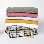 Muslim Woman Hijab Manufacturer - Wholesale Plain Color Linen Cotton Long Scarf Head Wrap Wrinkle