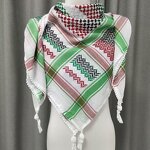 Men Shemagh Manufacturer - Woven Keffiyeh Scarf Arab Palestine Kufiya Arafat Original Brand Cotton