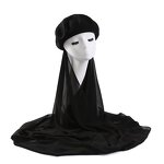 Muslim Women Hijab with Hat Manufacturer - High Quality Ready to Wear Cotton Shawl Instant Chiffon 2pcs