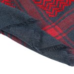 Arabian Ramadan Headscarf Manufacturer - Men Cotton Travel Outdoors Red Plaid Yemeni Shemagh
