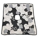 Silk Scarves Pullover Manufacturer - New Luxury Ladies Outdoor Casual Silk Print 110x110cm