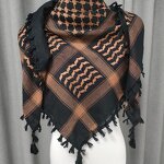 Palestine Yashmagh Shemagh Manufacturer - Cotton Red Green Color New Black Arab Men Scarf