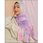 Women's Hijab Manufacturer - Boutique Bohemia Tie-dye Cotton Solid Color Indonesia Headscarf
