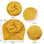 Turban Hat Manufacturer - Fashion Muslim Top Knot Big Flower for African Women