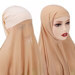 Chiffon Hijab Manufacturer - Woman Instant 9colors Available with Inner Cap