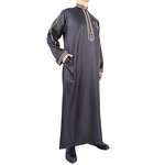 Kaftan for Men Manufacturer - Islam Muslim Moroccan Hand Embroidered Loose Breathable Djellaba