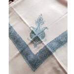 Traditional Arab Men Head Scarf Manufacturer - Omani Masar Kashmir Pashmina Embroidered Paddy Harvest Pattern