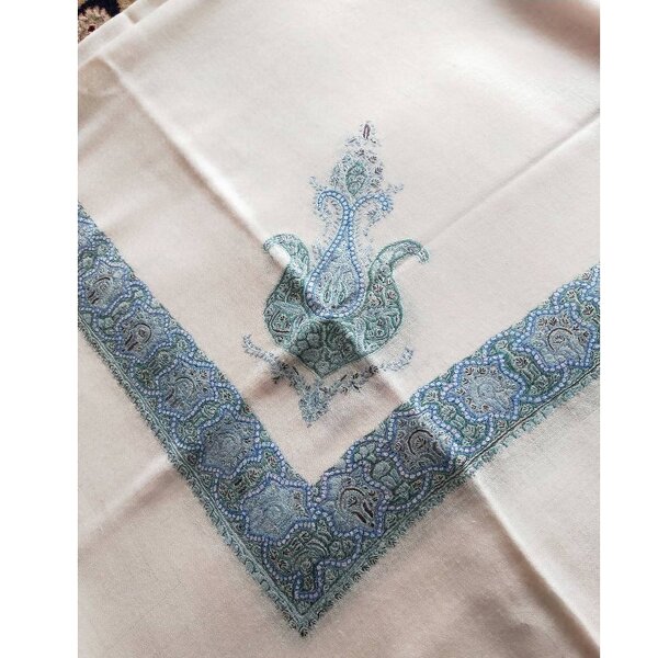 Traditional Arab Men Head Scarf Manufacturer - Omani Masar Kashmir Pashmina Embroidered Paddy Harvest Pattern