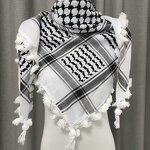 Palestine Yashmagh Shemagh Manufacturer - Cotton Red Green Color New Black Arab Men Scarf