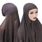 Chiffon Hijab Manufacturer - Woman Instant 9colors Available with Inner Cap