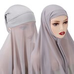 Chiffon Hijab Manufacturer - Woman Instant 9colors Available with Inner Cap