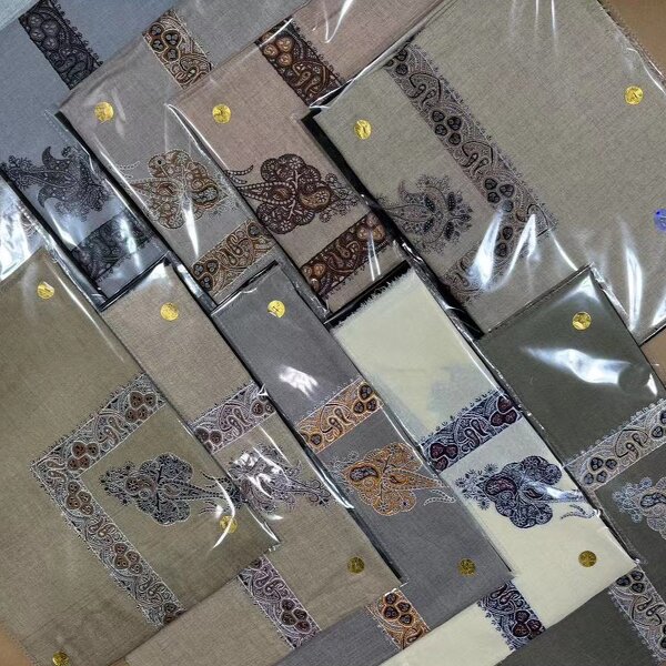 Wool Shemagh Manufacturer - Arab Scarf Men Muslim Embroidery Ghutra Pashmina Omani Prayer Keffiyeh
