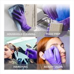 Disposable Nitrile Gloves Manufacturer - Anboson Latex Powder-Free Food-Safe Lightly-Textured Purple