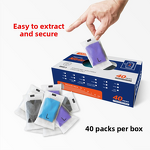 Disposable Nitrile Gloves Manufacturer - Custom Blue Black 2-Piece Pack Powder-Free Latex-Free